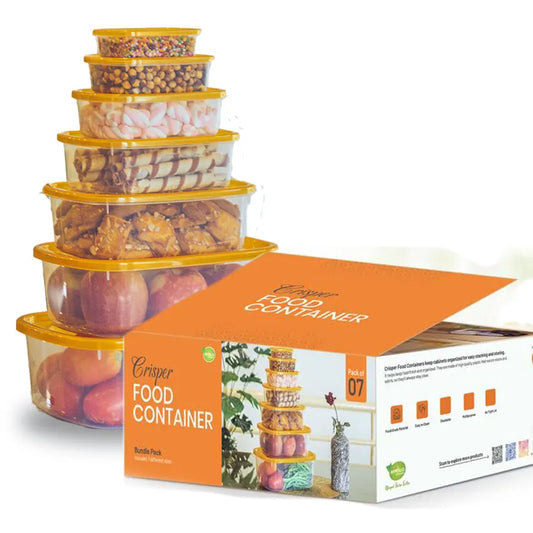 Crisper Food Container Bundle Pack of 7