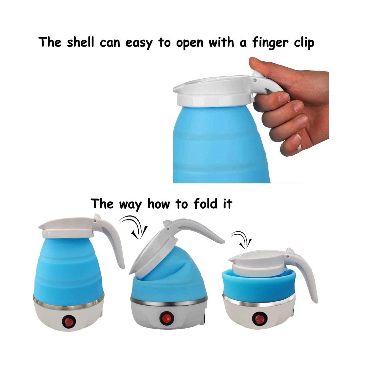 Fast Water Boiling 600 ml Portable Kettle